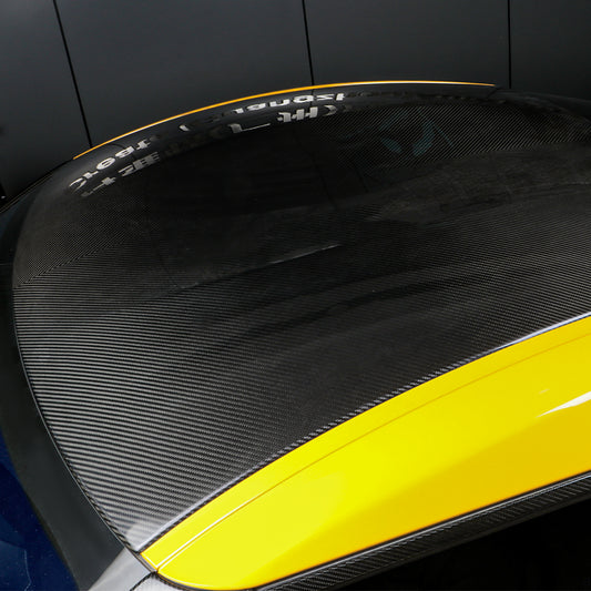 Dry Crabon Fiber Car Roof Cover Trim for 2020+ Toyota Supra A90 MK5