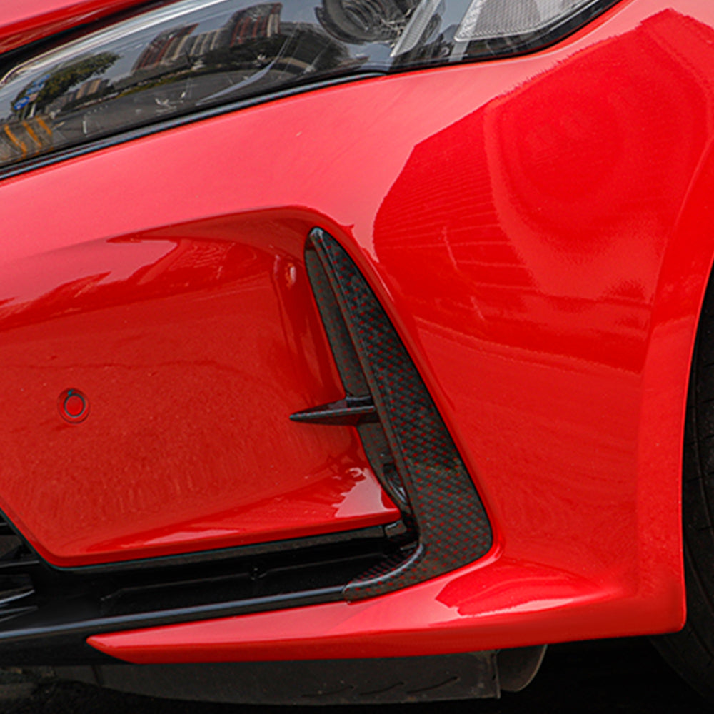 2pcs Carbon Fiber Front Bumper Lip Splitter Front Spoiler Wing For Type R FL5