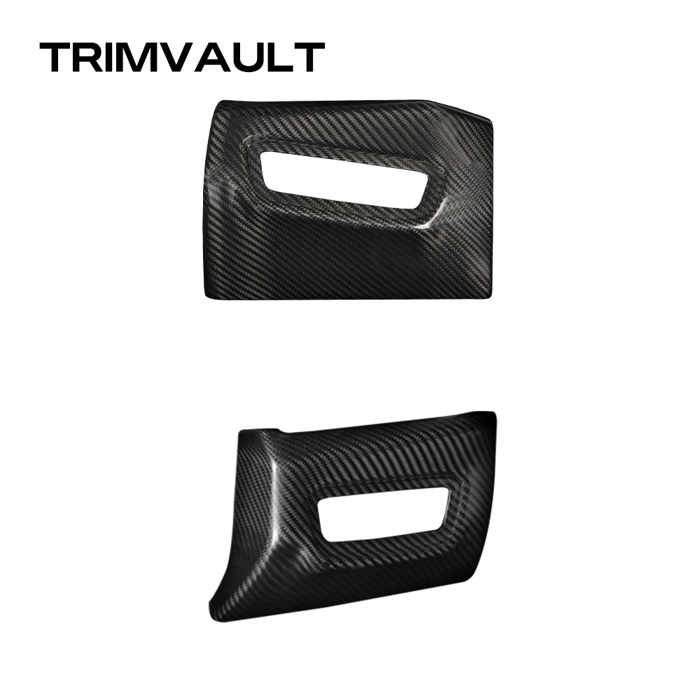 Dry Carbon Fiber Headlight Power Switch Panel Cover For GR Supra A90 MK5(LHD)