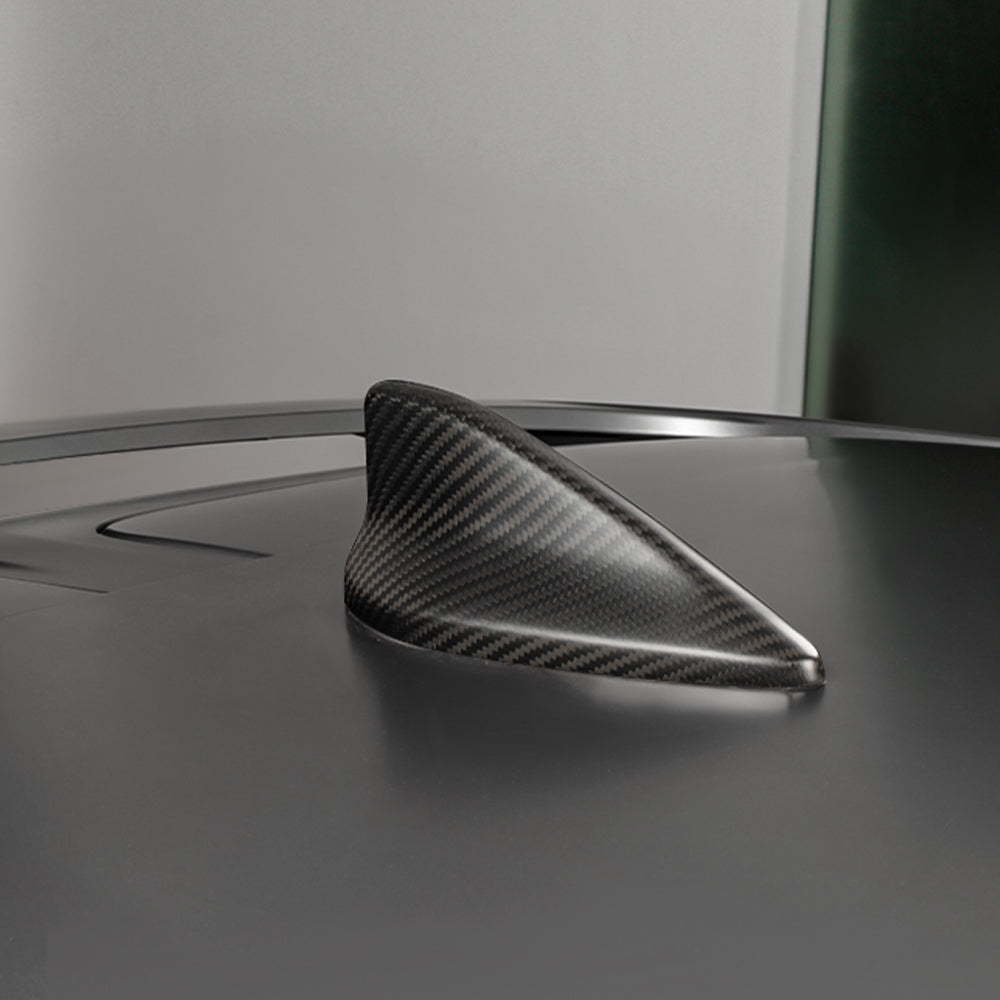 Dry Carbon Fiber Shark Fin Antenna Base Cover For KIA EV6/GT/GT Line (2022-2024)