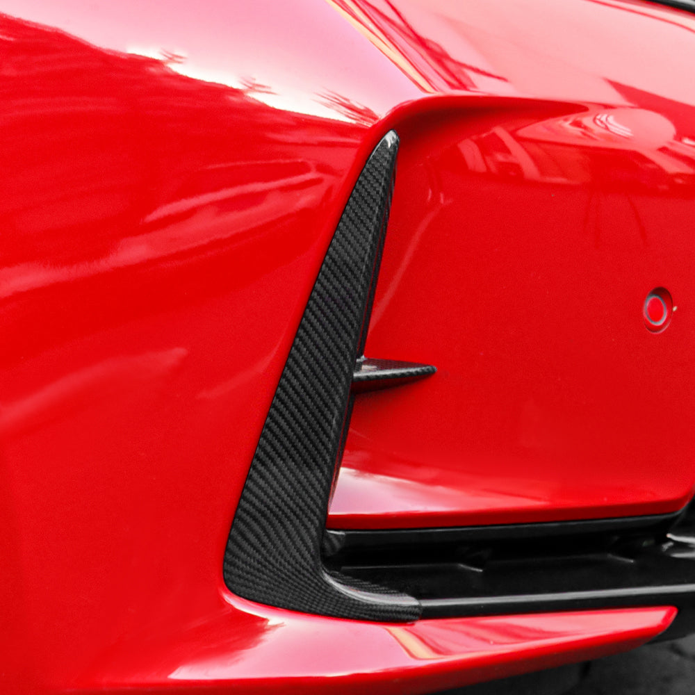2pcs Carbon Fiber Front Bumper Lip Splitter Front Spoiler Wing For Type R FL5