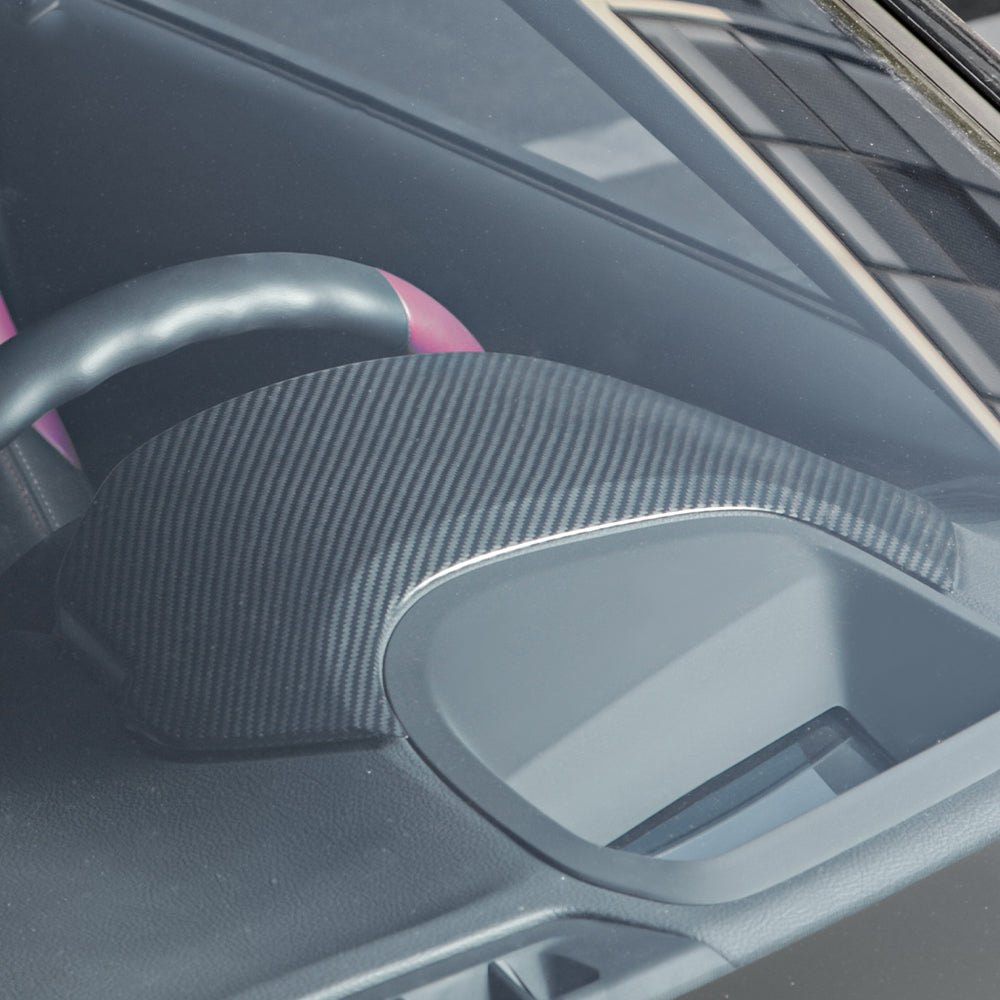 Dry Carbon Fiber Center Console Dashboard Panel Cover Trim Fit For Supra A90 MK5