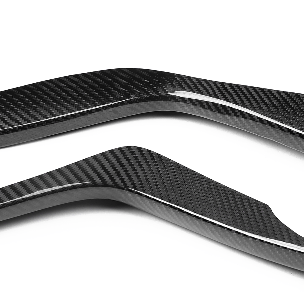 Real Carbon Fiber Gear Shift Side Panel Cover Trim For Honda Civic Type R FK8