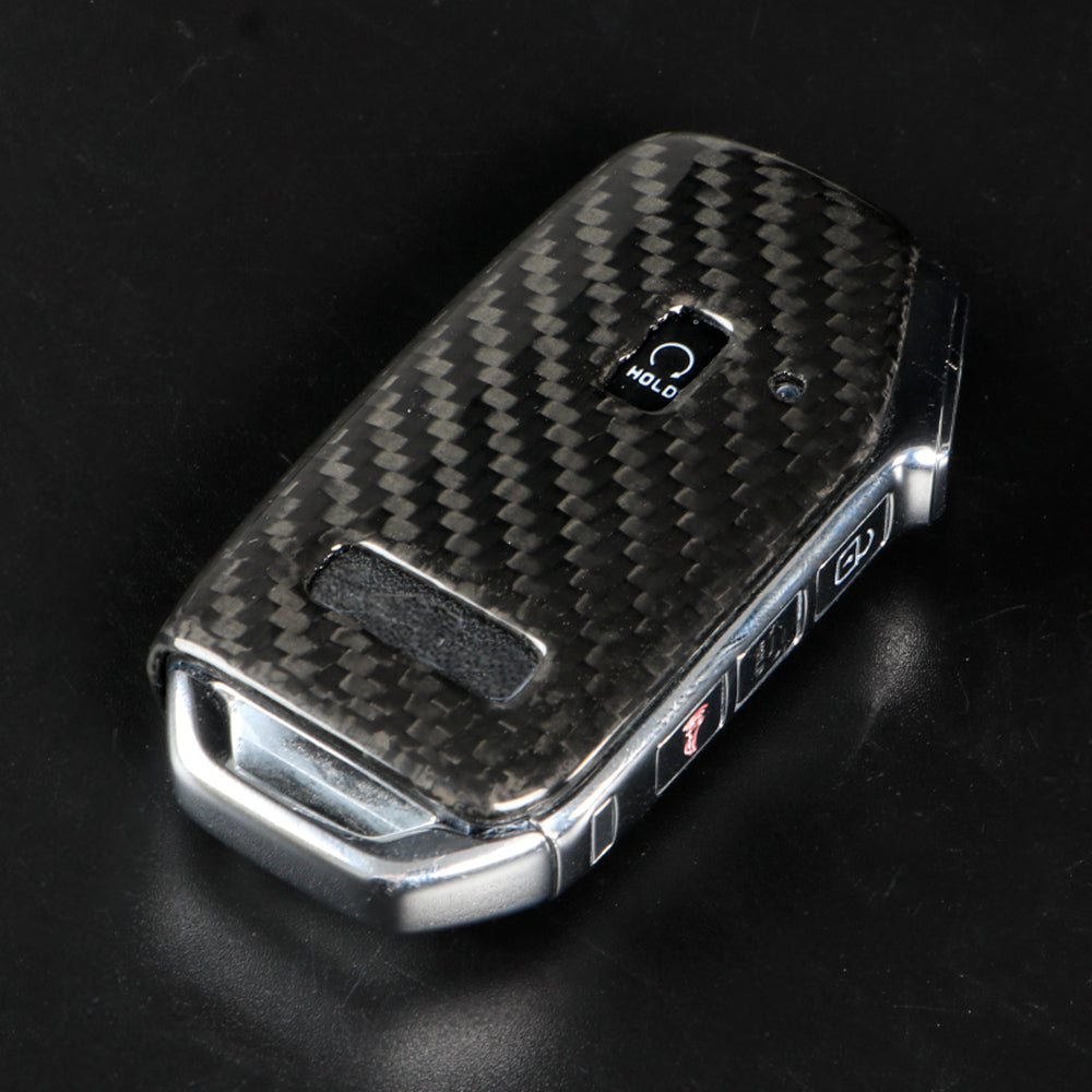 1pcs Real Carbon Fiber Key Fob Case Cover Protector Shell for Kia EV6 2021+