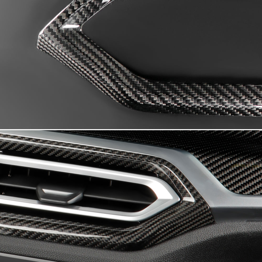 Dry Carbon Fiber Air Conditioning Outlet Panel Cover For BMW M2 G87 2023-2024
