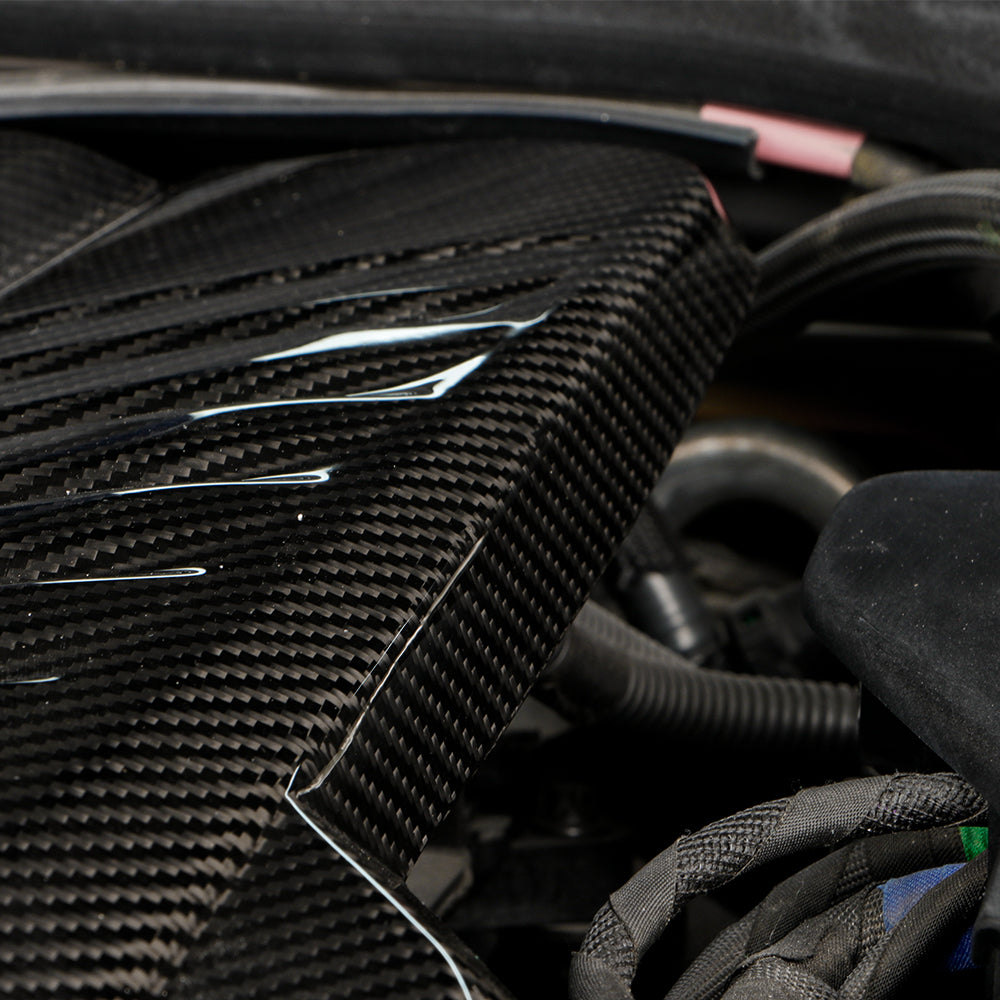 Dry Carbon Fiber Engine Hood Cover Replacement Fit For Toyota Supra A90 MK5