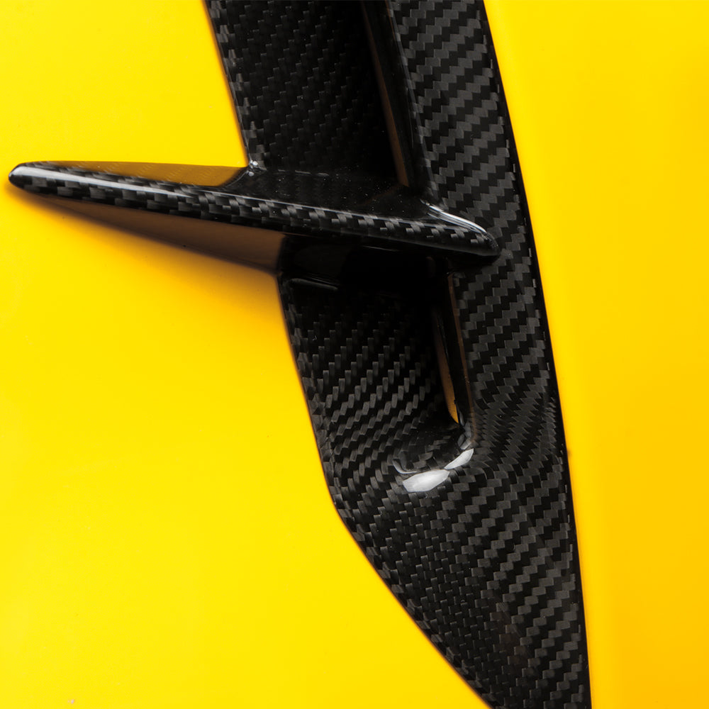 Dry Crabon Fiber Rear Bumper Diffuser Spoiler Rear Canards for Supra A90 MK5