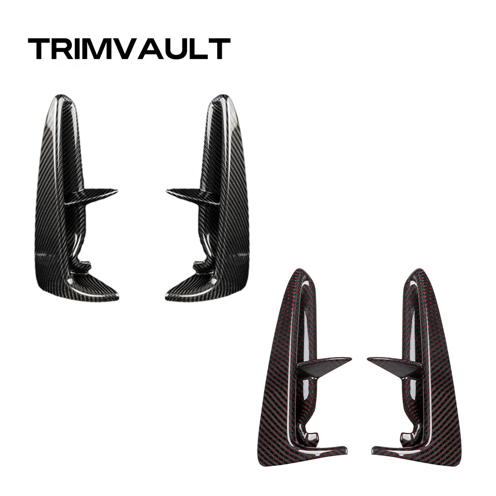 2pcs Carbon Fiber Front Bumper Lip Splitter Front Spoiler Wing For Type R FL5