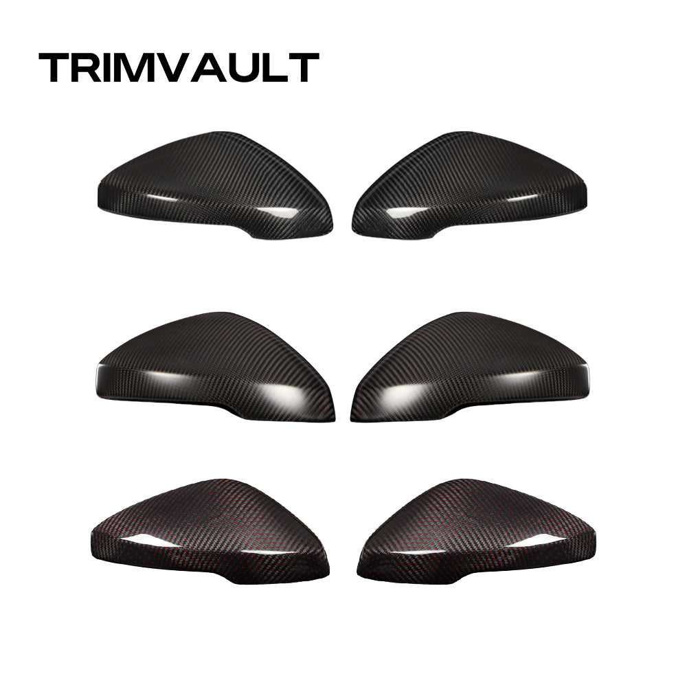 2pcs Vehicle side view mirror covers Carbon Fiber Rear View Mirror Cover Trim for Honda 11th Civic FL5 Type R