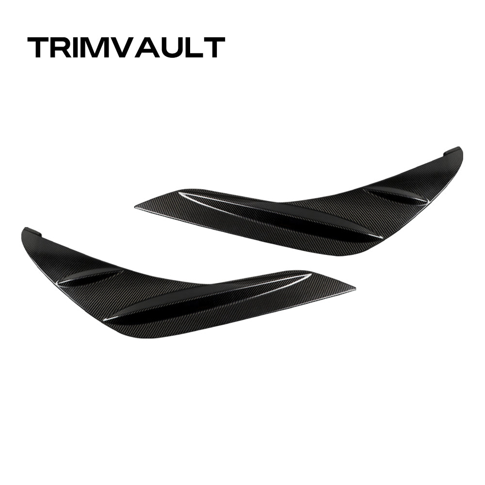 2pcs Dry Crabon Fiber Door Side Skirts Fender Trim For GR Supra A90 MK5 2019+