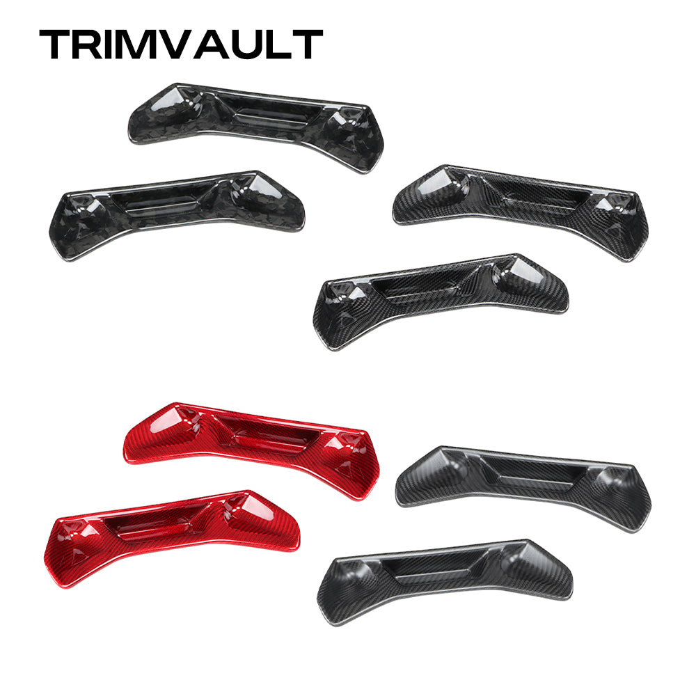 Have one to sell? Sell now 2pcs Dry Carbon Fiber Seat Headrest Trim Cover Fit For Supra A90 MK5 2019-2024