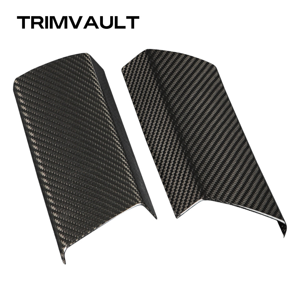 2pcs Dry Carbon Fiber Inner B Pillar Cover For Supra A90 MK5 2019-2024