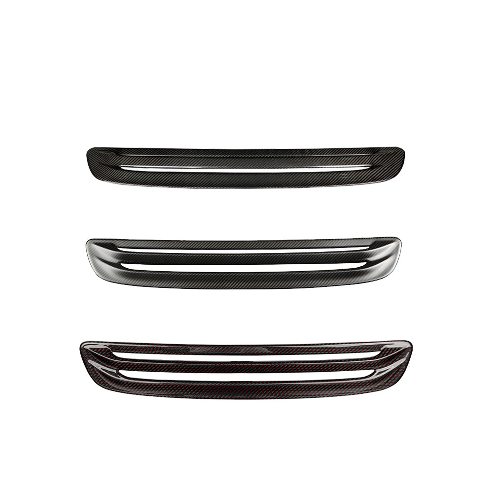 Carbon Fiber Front Hood Air Intake Grille Cover Fit For 11th Gen Civic TypeR FL5 (2023+) Type r Hood Vent Fender Intake Grille Cars Bonnet Air Flow Intake Cover(Bright black)