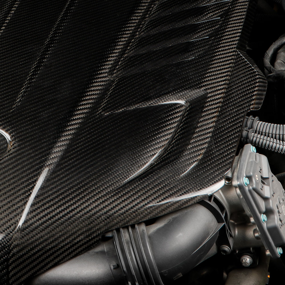 Dry Carbon Fiber Engine Hood Cover Replacement Fit For Toyota Supra A90 MK5