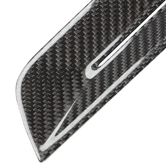 4pcs Real Carbon Fiber Inner Door Panel Stripes Trims For 11th Civic Type R FL5