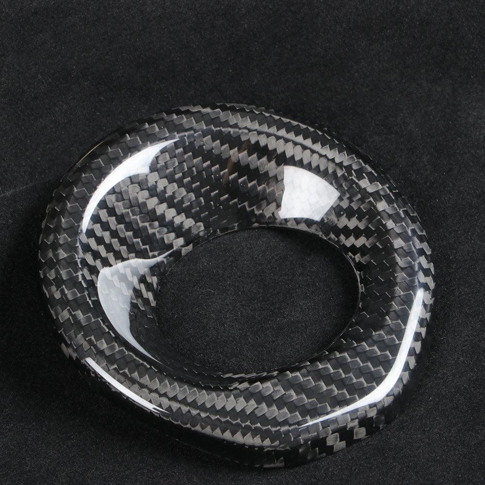 2pcs Dry Carbon Fiber Car Door Audio Speaker Cover Trim Fit For GR Supra MK5 A90