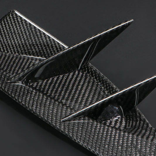 2pcs Carbon Fiber Front Fog Light Cover Front Bumper Spoiler for Supra A90 MK5