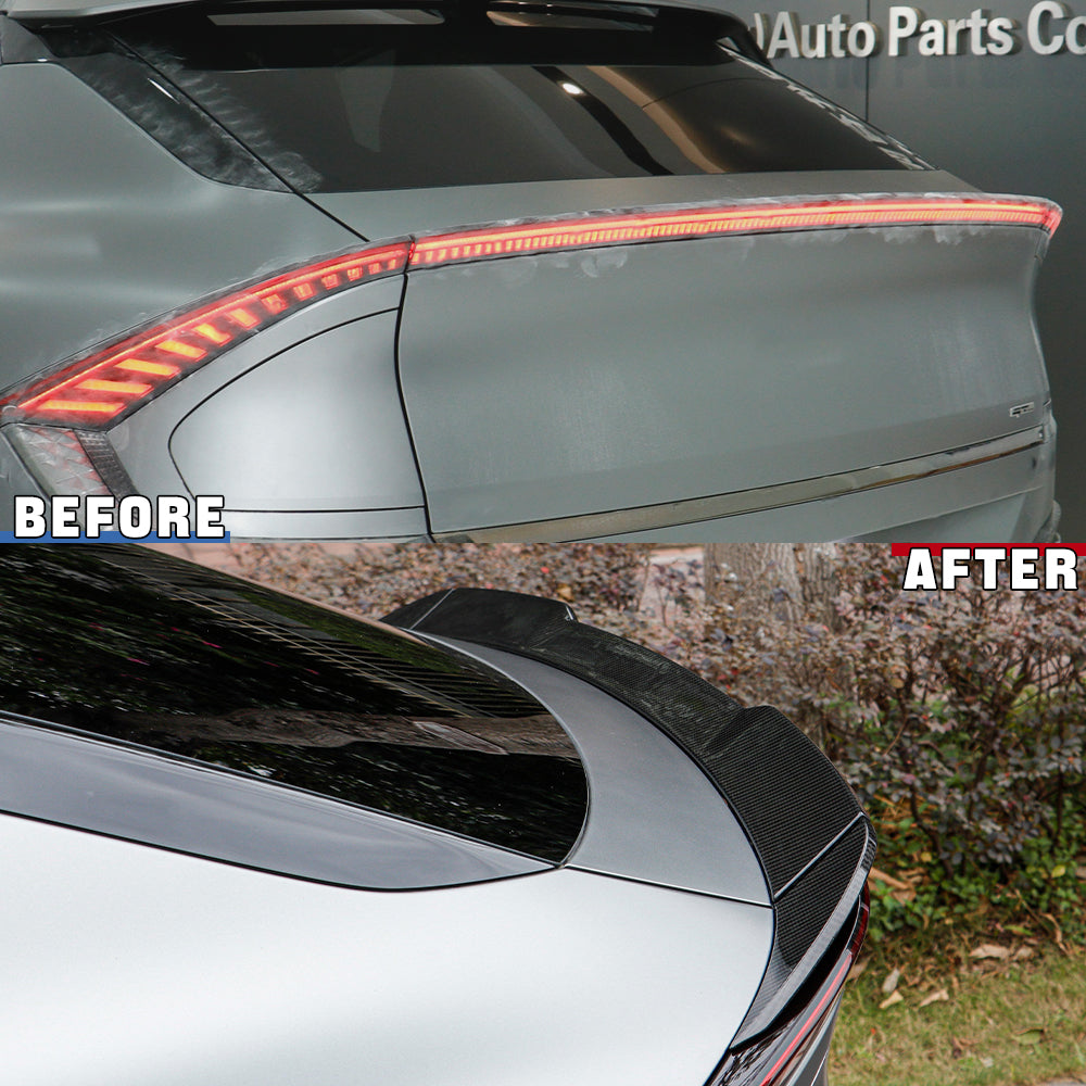 Dry Carbon Fiber Rear Spoiler Trunk Spoiler Wing For KIA EV6/GT/GT Line 2022+
