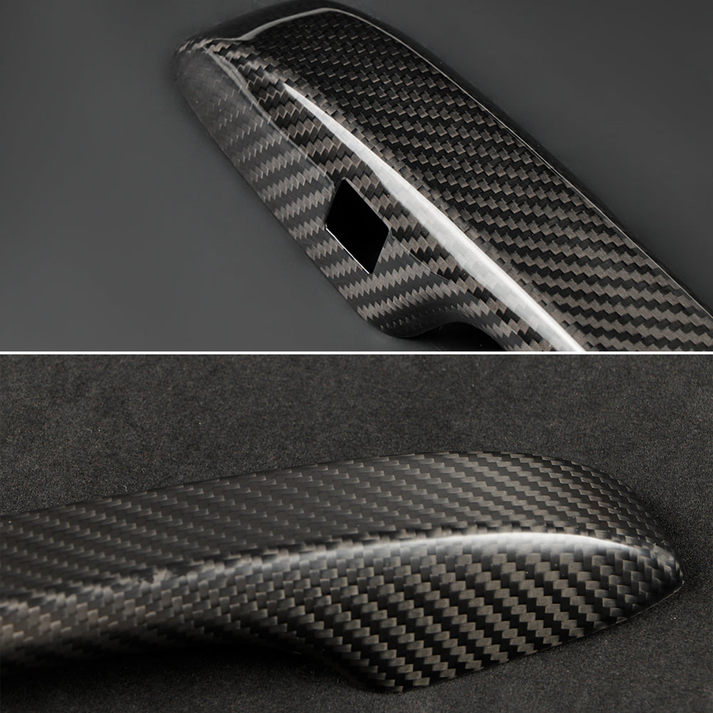 4pcs Matte Carbon Fiber Door Handle Cover Trims For 11th Civic Type R FL5 2023+