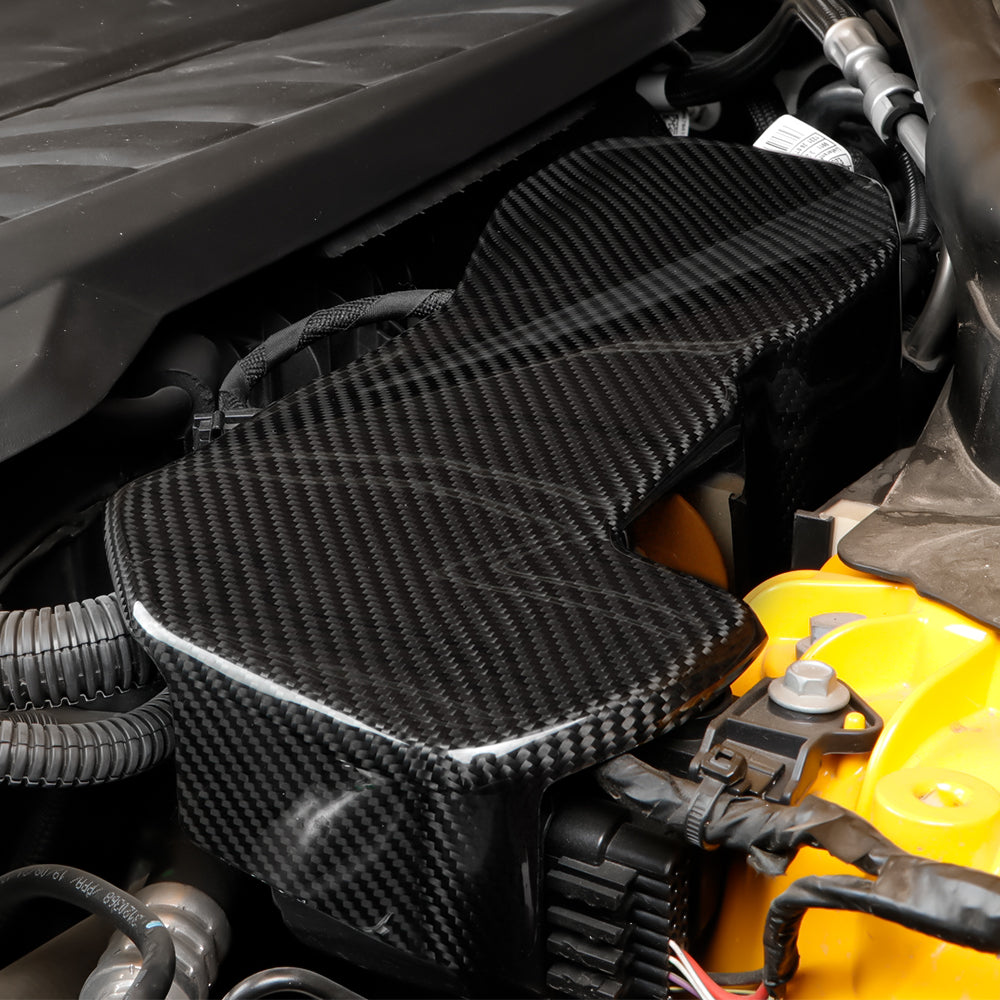 ry Carbon Fiber Engine Room Wire Protection Cover For Toyota Supra MK5 A90/A91