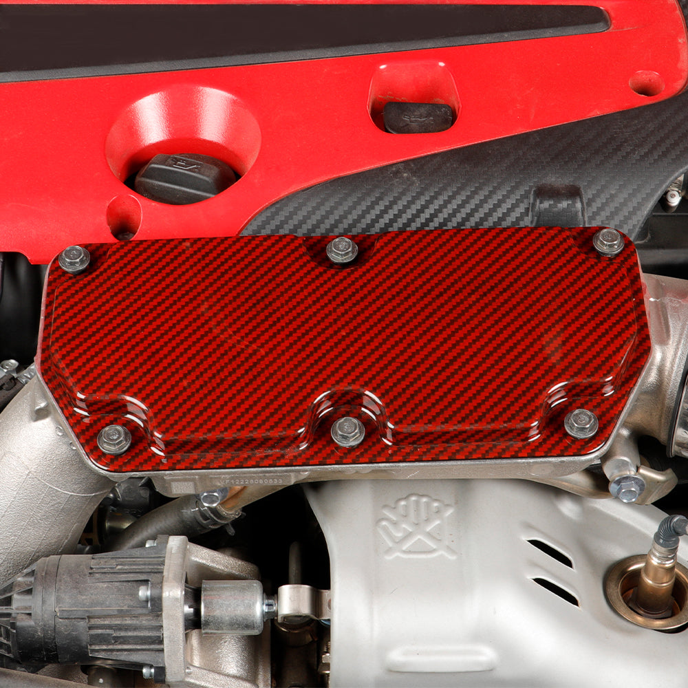 1pcs Real Carbon Fiber Turbo Air Intake Cover For 11th Civic Type R FL5 2023+
