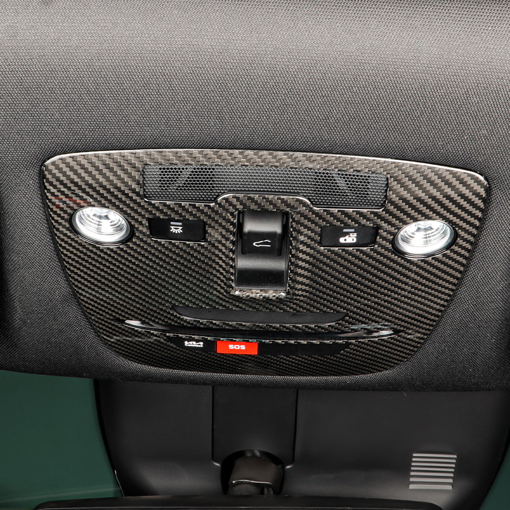 Real Carbon Fiber Rear Reading Light Panel Cover Trim For KIA EV6/GT/GT Line