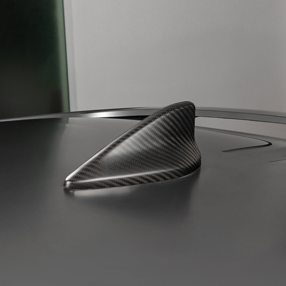 Dry Carbon Fiber Shark Fin Antenna Base Cover For KIA EV6/GT/GT Line (2022-2024)