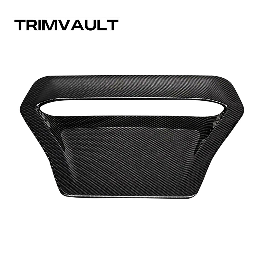 Real Carbon Fiber Hood Scoop Air Intake Vent Cover For Honda Civic Type R FK8