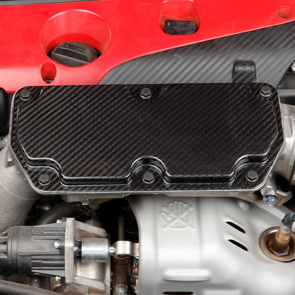 1pcs Real Carbon Fiber Turbo Air Intake Cover For 11th Civic Type R FL5 2023+