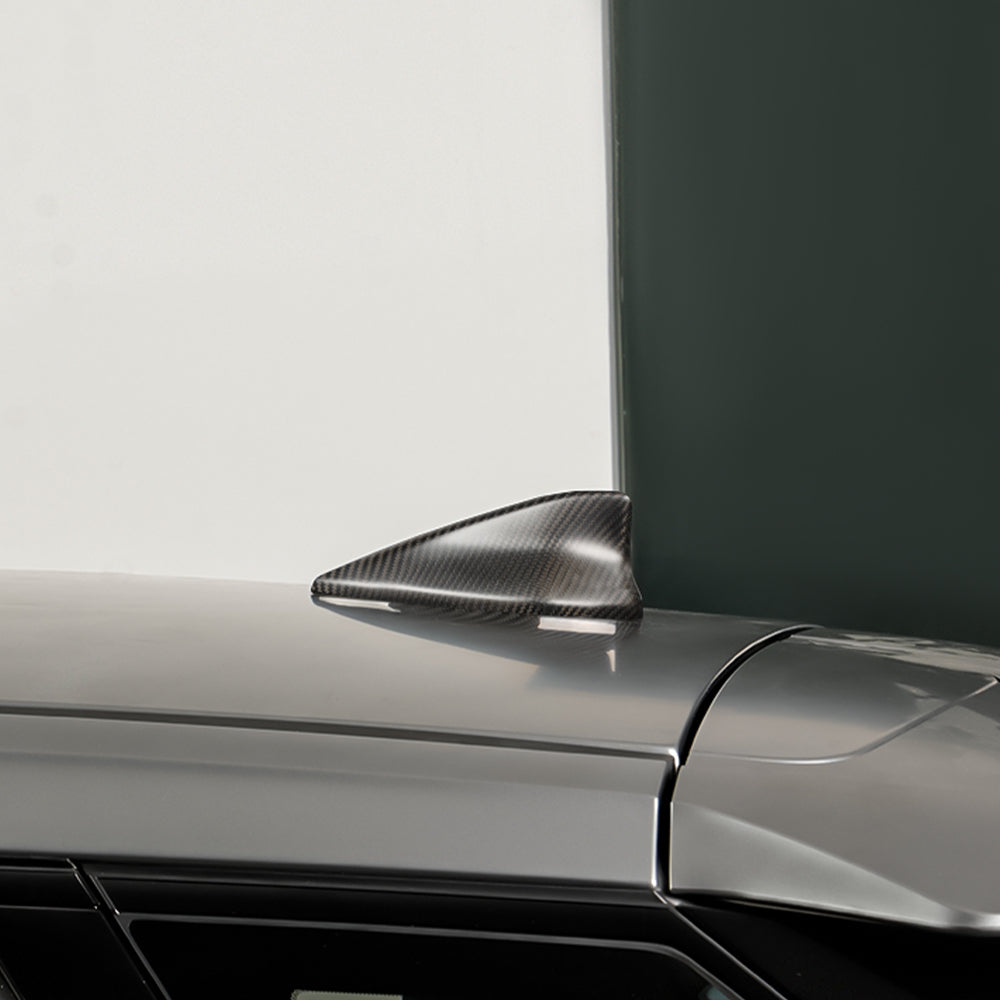 Dry Carbon Fiber Shark Fin Antenna Base Cover For KIA EV6/GT/GT Line (2022-2024)