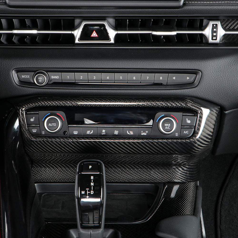 Dry Carbon Fiber Air Conditioner Switch Panel Cover Trim Fit Supra A90 MK5(LHD)