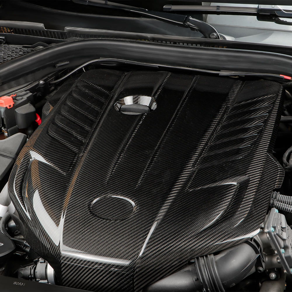 Dry Carbon Fiber Engine Hood Cover Replacement Fit For Toyota Supra A90 MK5