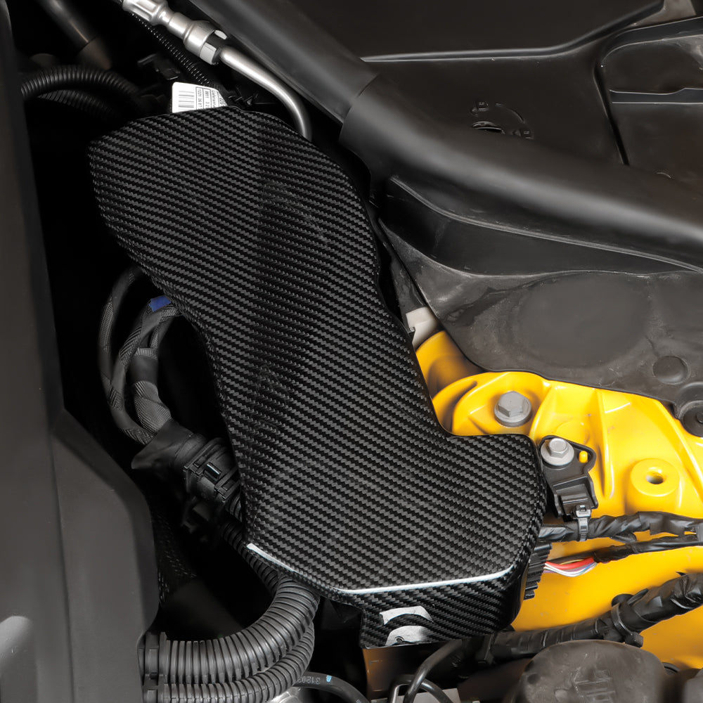 ry Carbon Fiber Engine Room Wire Protection Cover For Toyota Supra MK5 A90/A91