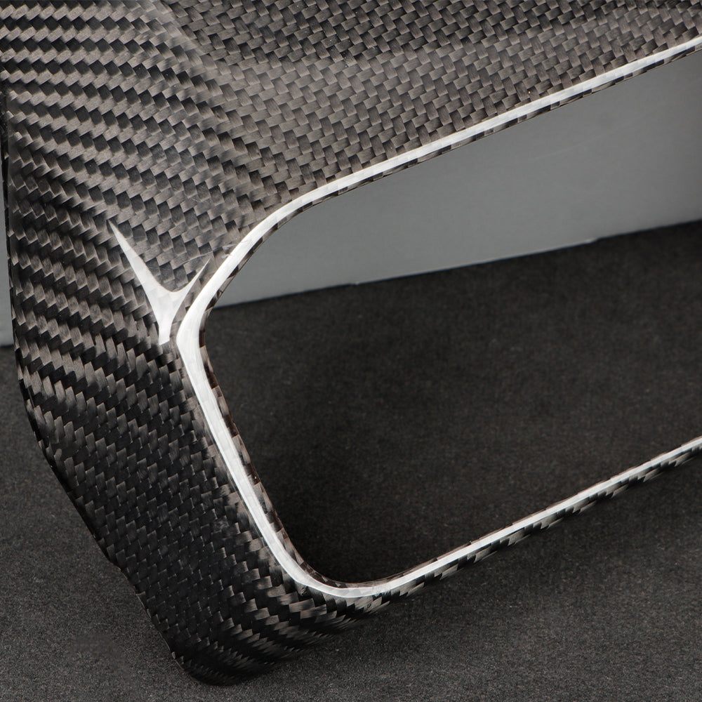 1pcs Dry Carbon Fiber A/C Vent Panel Cover Fit For Ford Mustang S650 2024+