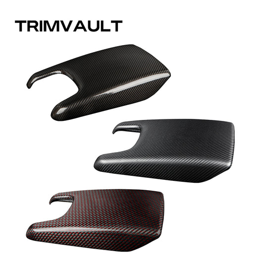 1pcs Real Carbon Fiber Armrest Box Panel Cover For Honda Civic Typer FL5 2023+