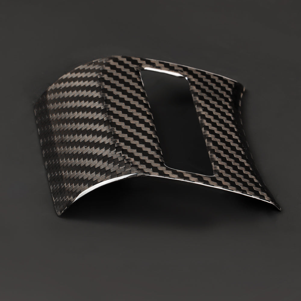 Gloss Carbon Fiber Gear Shift Panel Trim Cover Fit For Honda Civic Type R FK8