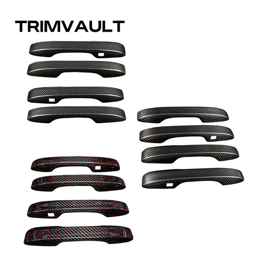 4pcs Matte Carbon Fiber Door Handle Cover Trims For 11th Civic Type R FL5 2023+