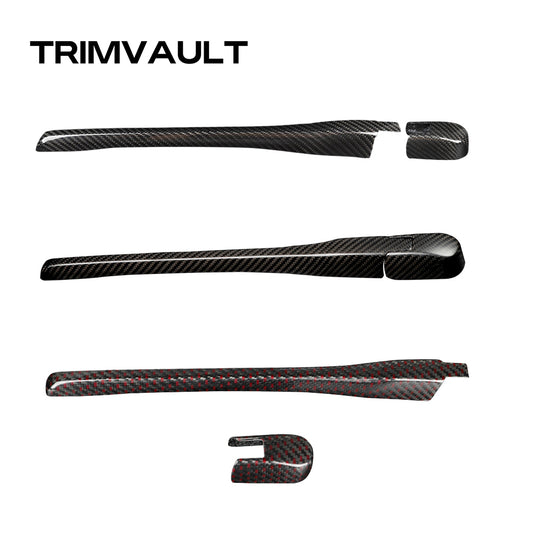 Dry Carbon Fiber Rear Windshield Wiper Cover For Honda 11th Gen Civic Type R FL5
