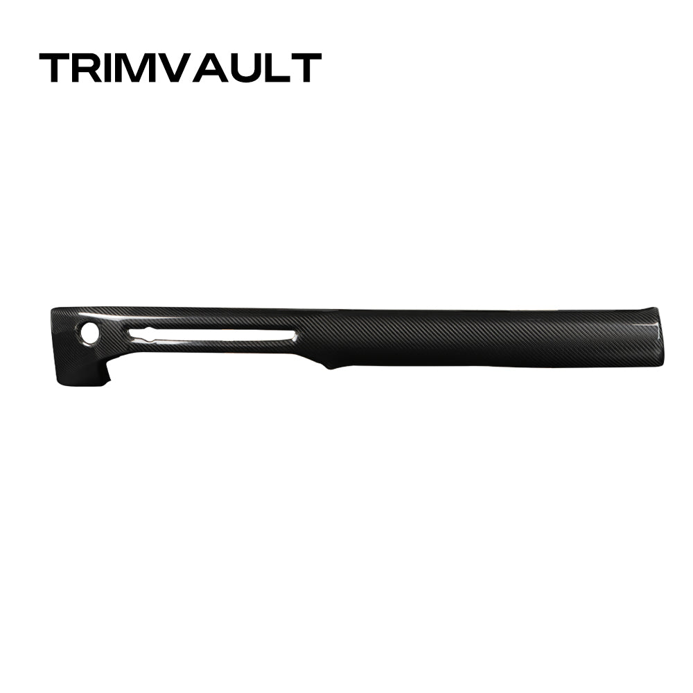 Dry Carbon Fiber Dashboard Cover Trim Passenger Side Fit For Supra A90 MK5(LHD)