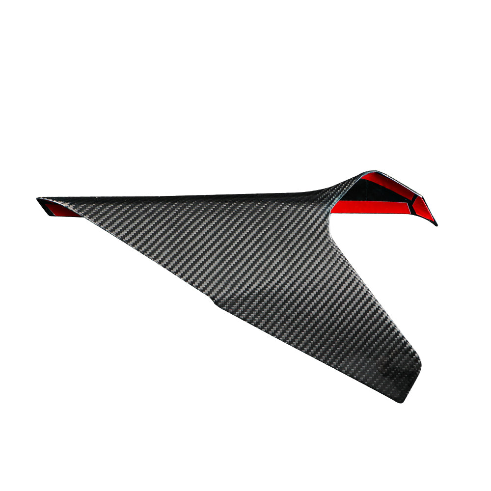 Carbon Fiber Center Console Armrest Cover Central Gear Shift Side Trim Panel Sticker for Supra GR A90 MK5 Dashboard Cover Interior Accessories Gloss (Automatic Left Hand Drive)