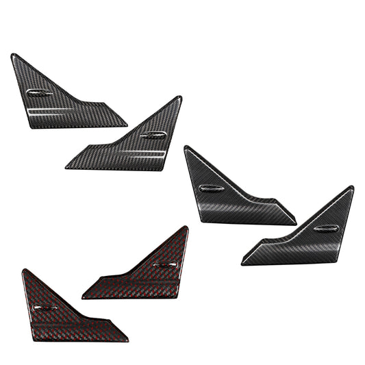 Real Carbon Fiber A Pillar Window Triangle Cover for 11th Gen Civic Type R FL5 Typer Triangle Window Pillar Cover (Matte Black)