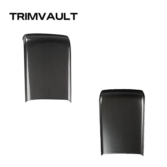 Carbon Fiber Armrest Rear Kick Protection Cover Trim For 11th Gen Type R FL5