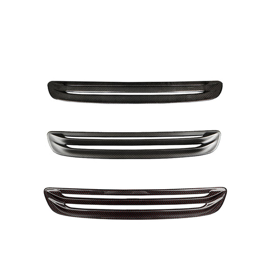 Carbon Fiber Front Hood Air Intake Grille Cover Fit For 11th Gen Civic TypeR FL5 (2023+) Type r Hood Vent Fender Intake Grille Cars Bonnet Air Flow Intake Cover(Bright black)