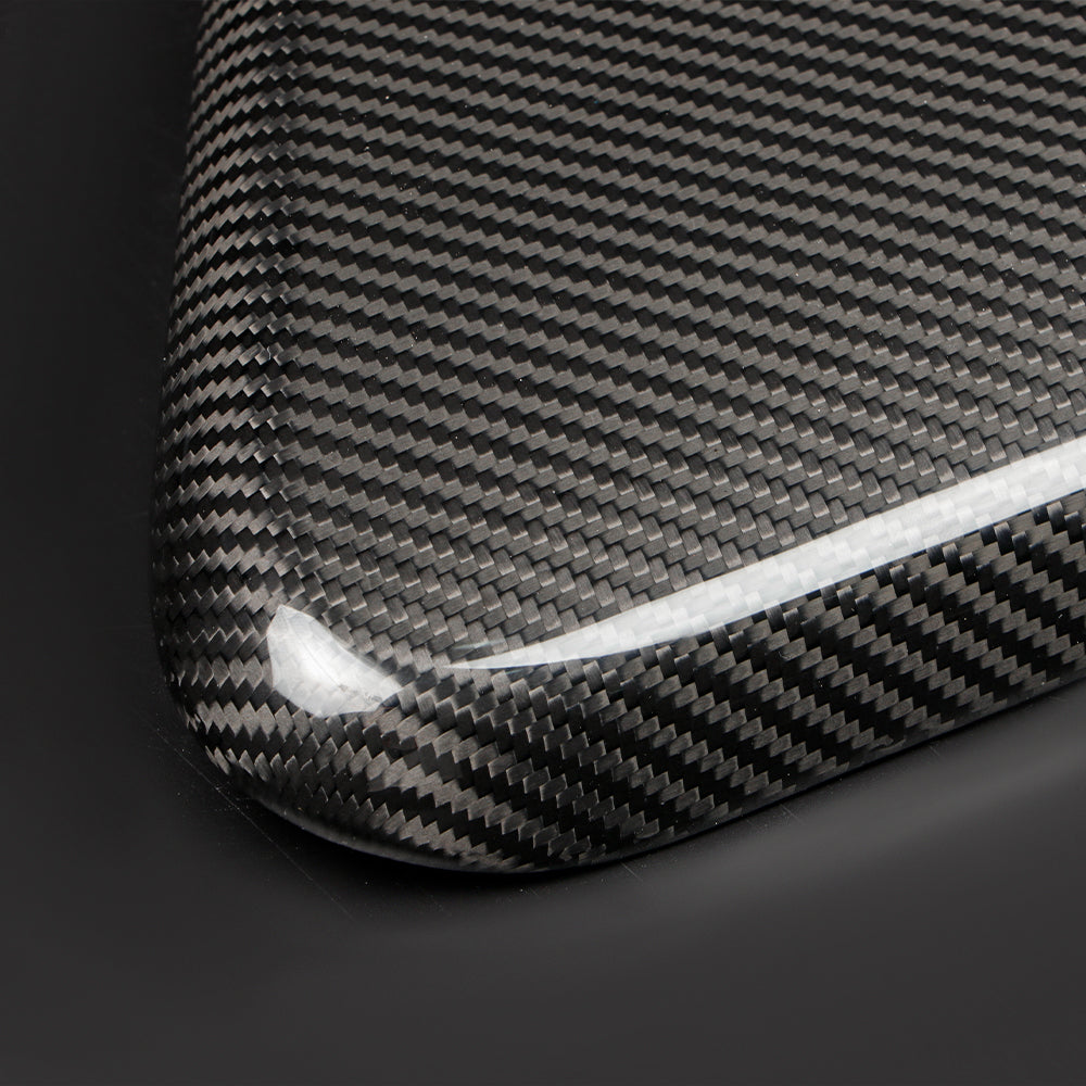 Real Carbon Fiber Central Console Armrest Panel Cover Fit for KIA EV6 2021-2024 Armrest Storage Box Mat