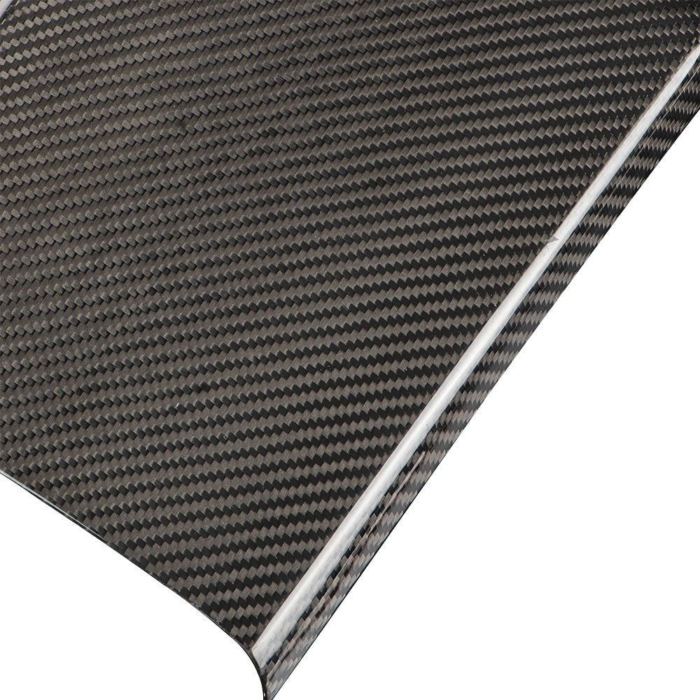 Carbon Fiber Armrest Rear Kick Protection Cover Trim For 11th Gen Type R FL5