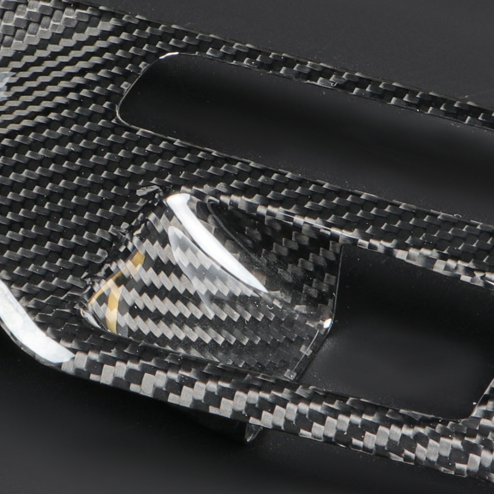 1pcs Real Carbon Fiber Gear Shift Panel Trim For GR Supra A90 MK5 2019+ (LHD)