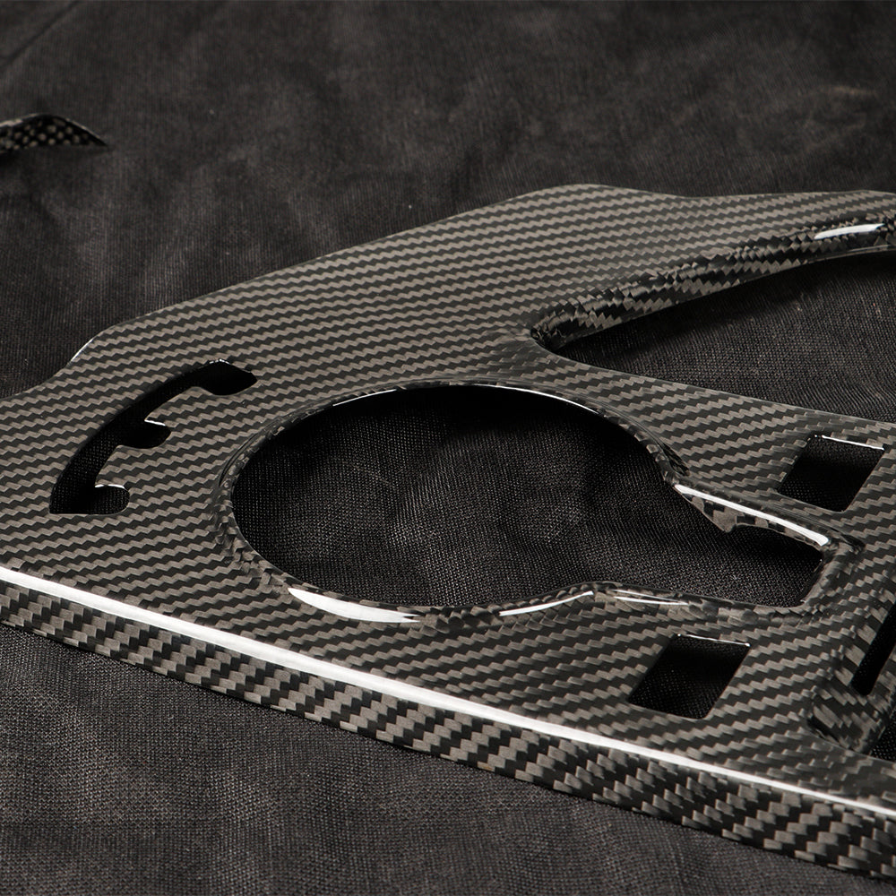 1pcs real carbon fiber center console cover for Kia EV6 GT Line 2022+ (LHD)
