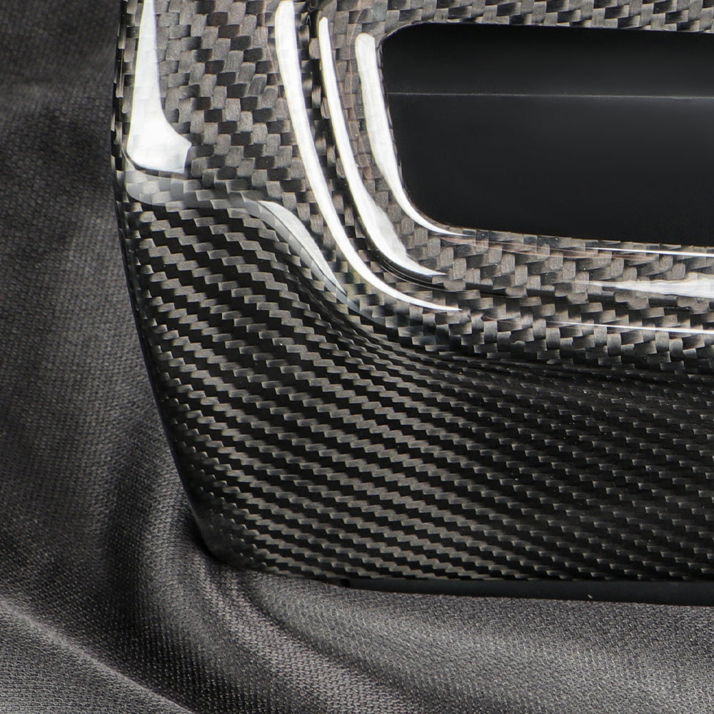 Dry Carbon Fiber Headlight Power Switch Panel Cover For GR Supra A90 MK5(LHD)