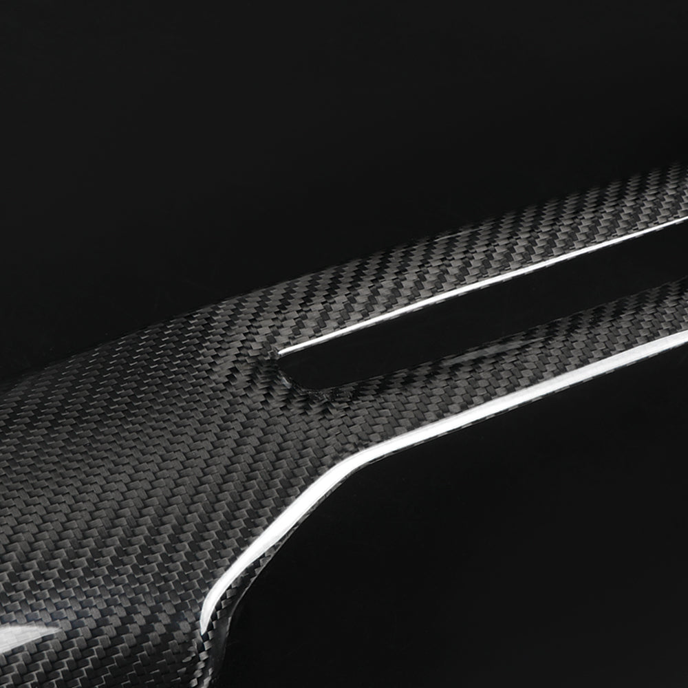 Dry Carbon Fiber Dashboard Cover Trim Passenger Side Fit For Supra A90 MK5(LHD)