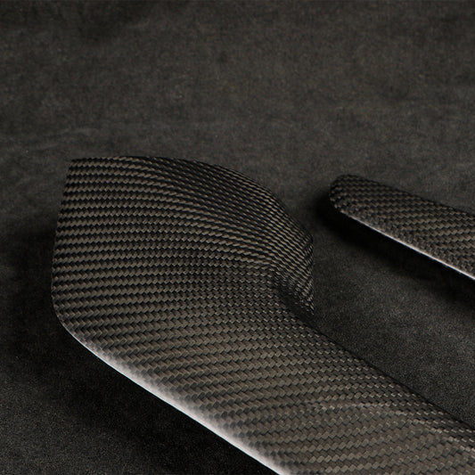 3pcs Matte Carbon Fiber Central Console Side Trim For Honda Civic Type R FL5 23+